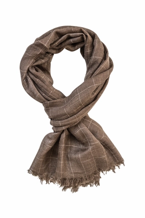 Cashmere Scarf In Discrete Pattern Big Savings Alert Special Deal Frenzy