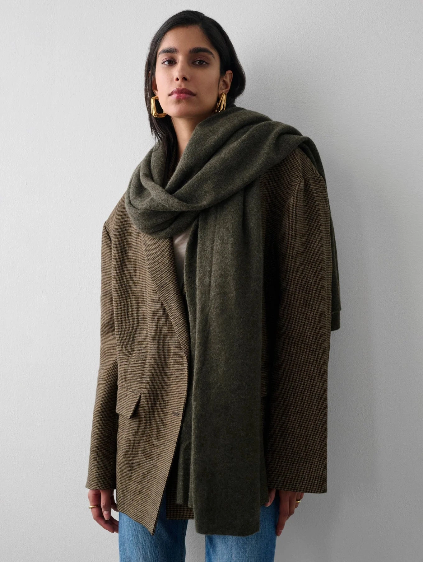 Cashmere Travel Wrap - Thyme Heather Flash Deal Today Dont Miss These Savings