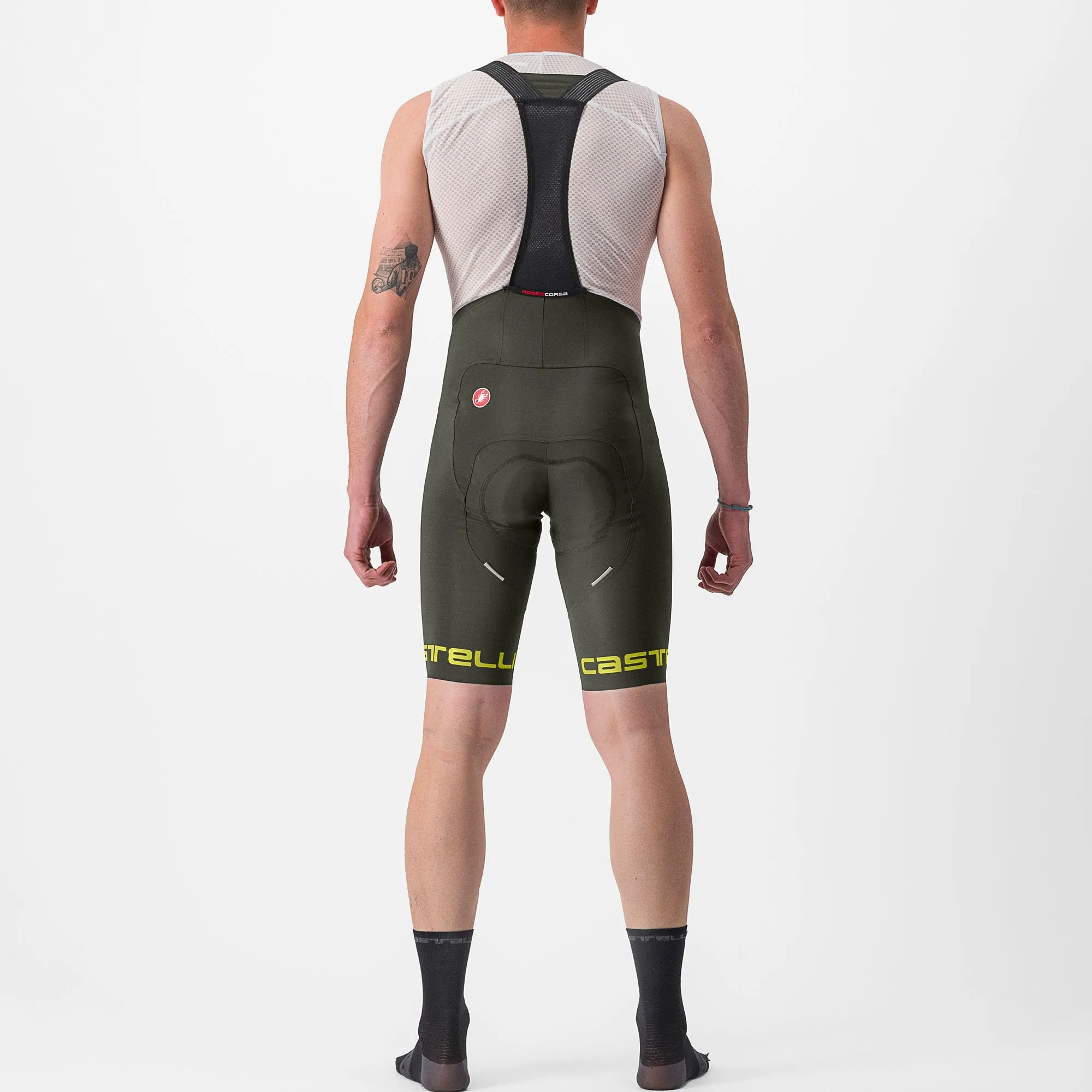 Castelli Free Aero RC Classic bib shorts - Green