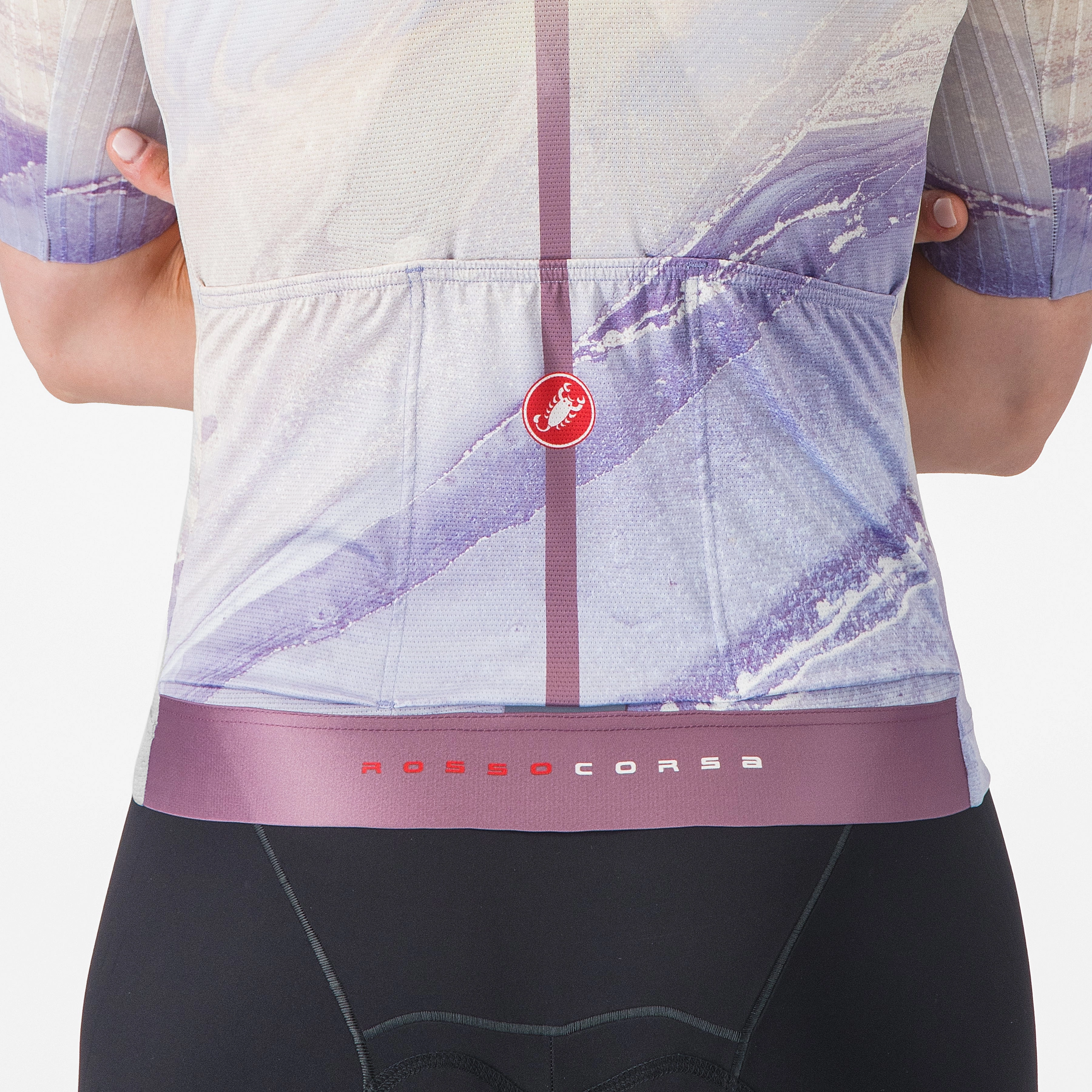 Castelli Aero Pro 8S women jersey - Purple