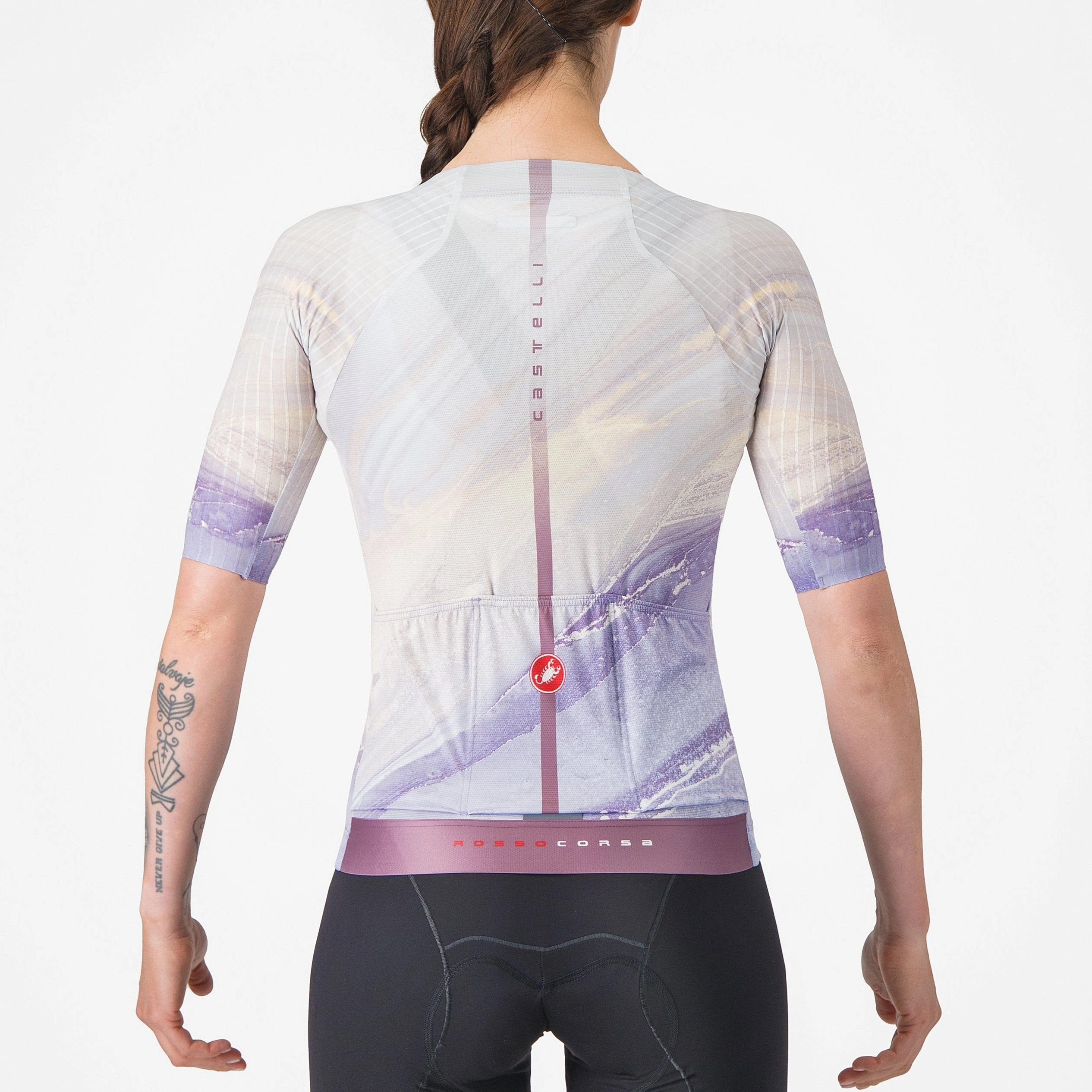 Castelli Aero Pro 8S women jersey - Purple