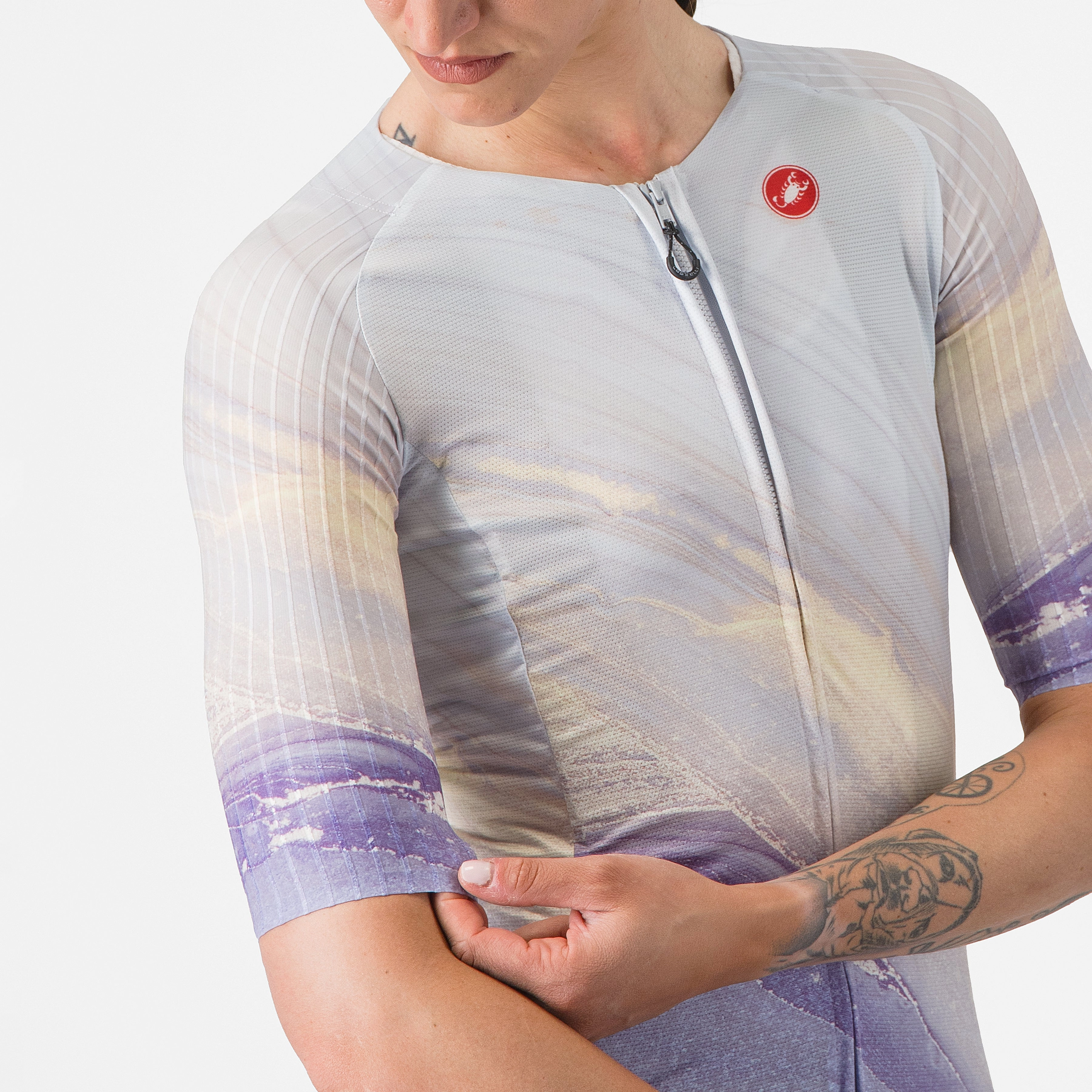 Castelli Aero Pro 8S women jersey - Purple