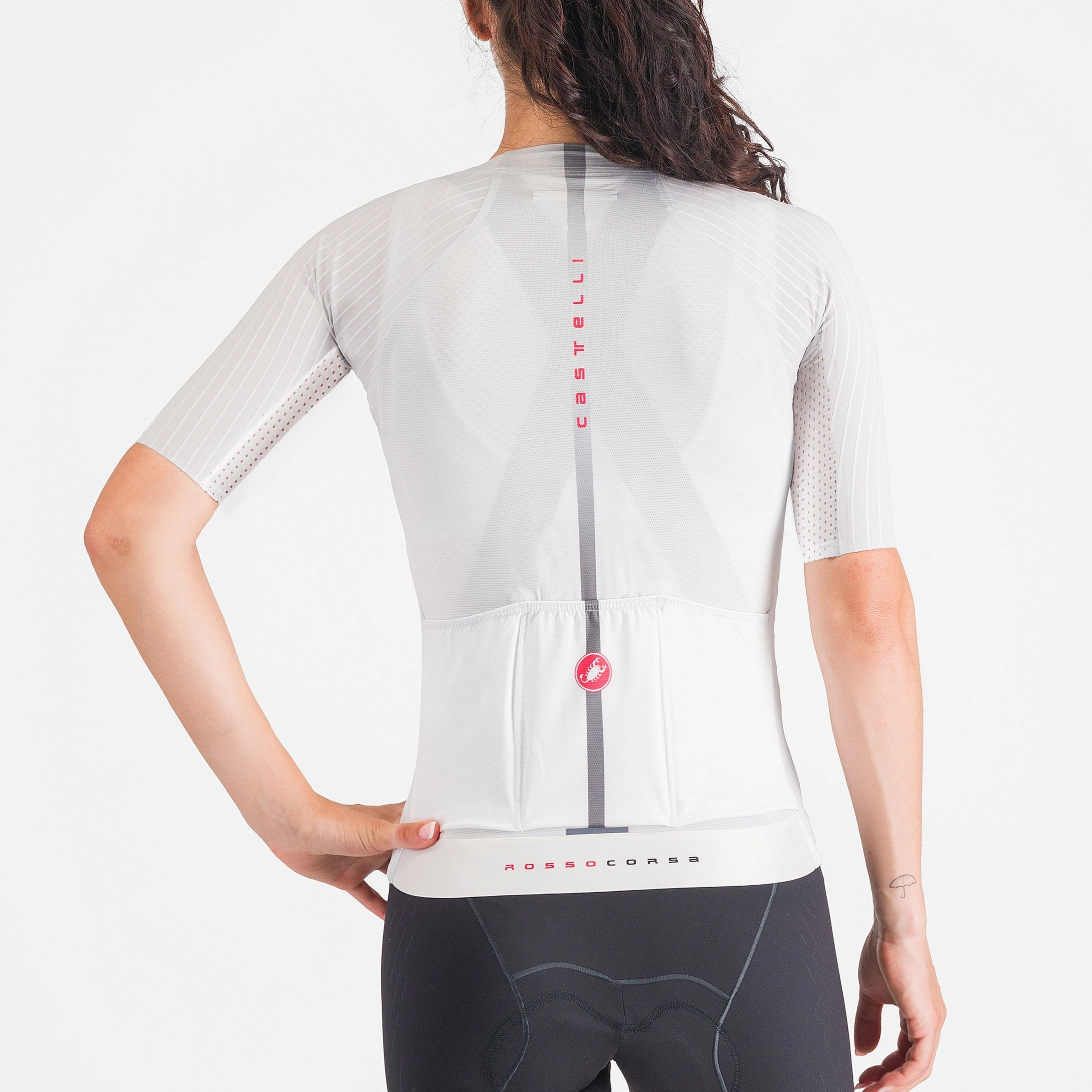 Castelli Aero Pro 8S women jersey - White