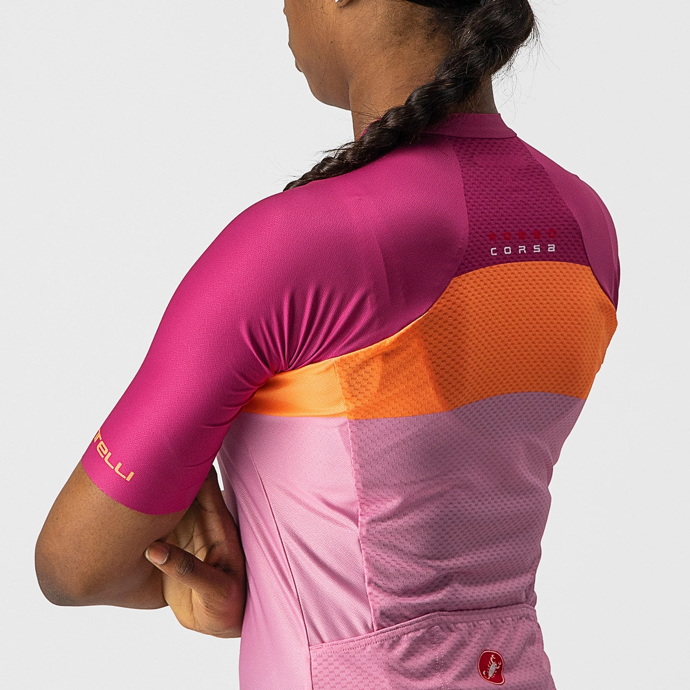 Castelli Aero Pro woman jersey - Pink fucsia