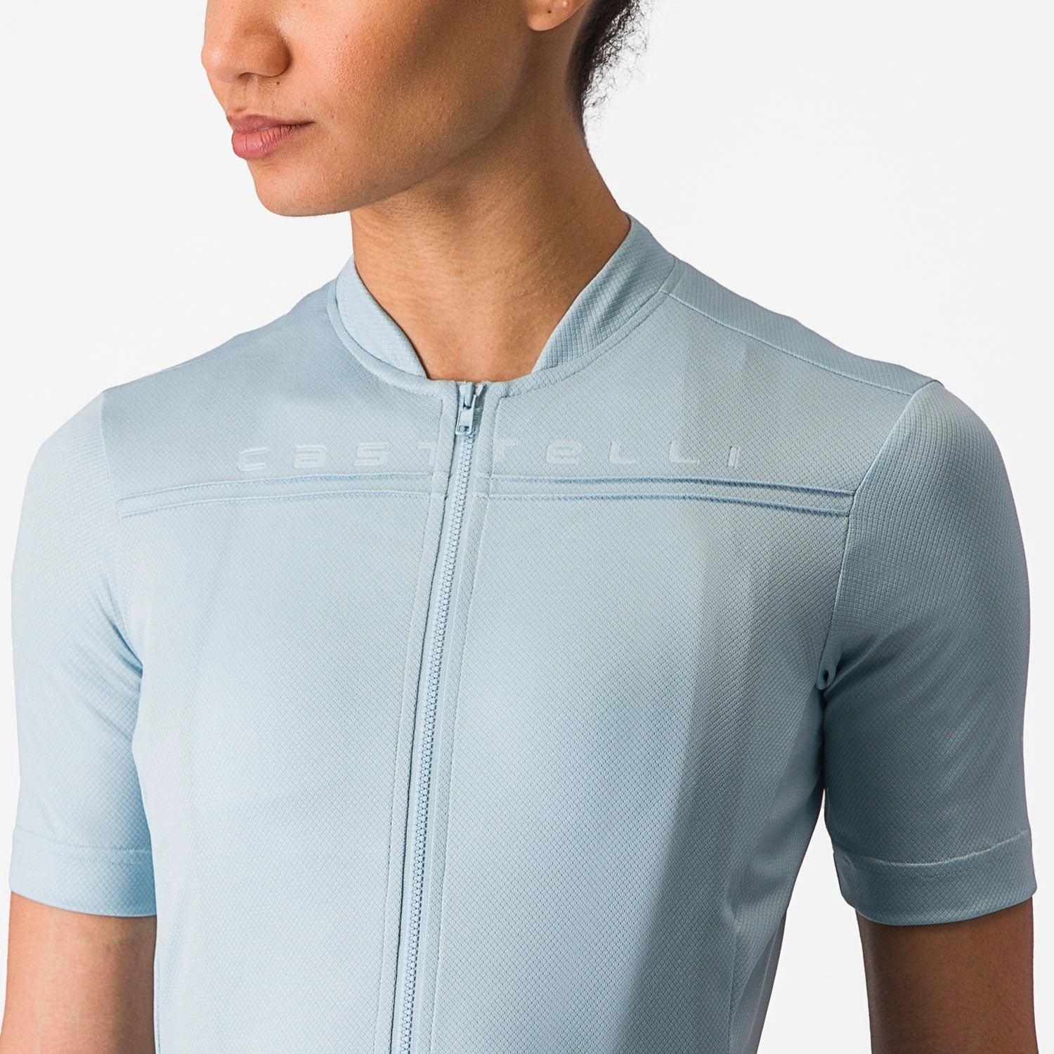 Castelli Anima 4 woman jersey - Light blue