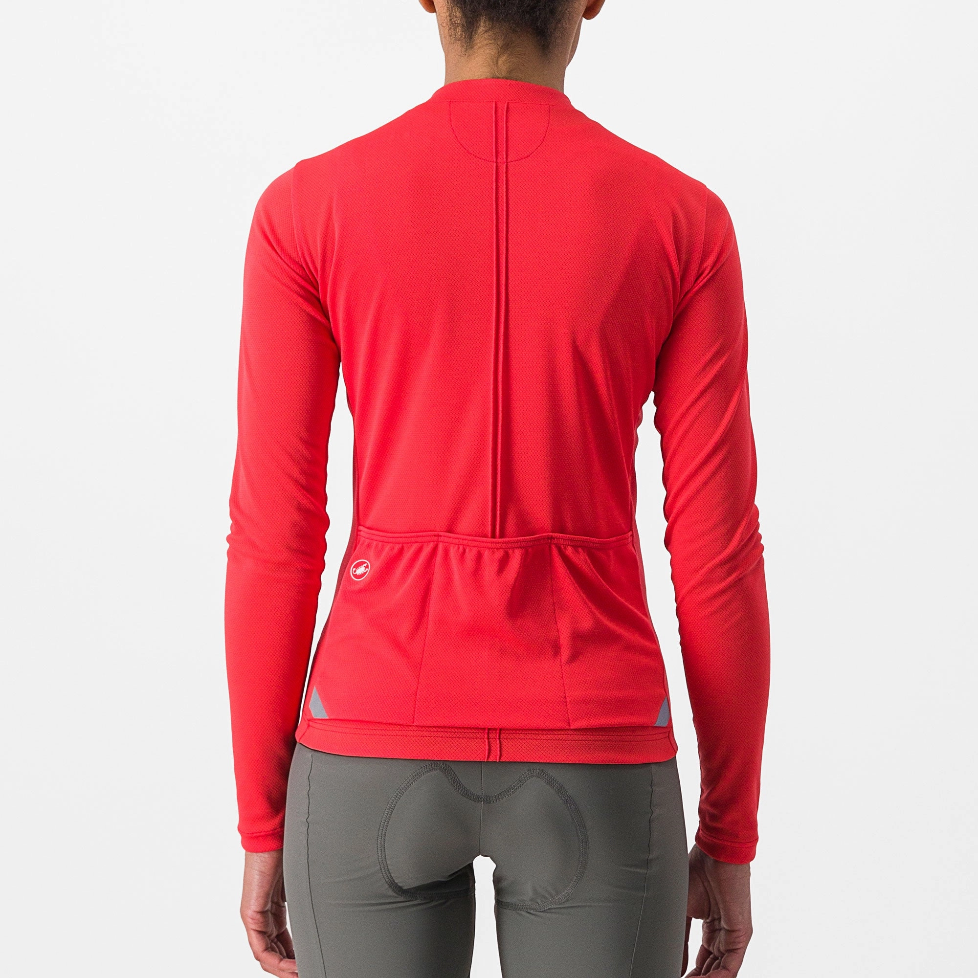 Castelli Anima 4 woman long sleeves jersey - Red