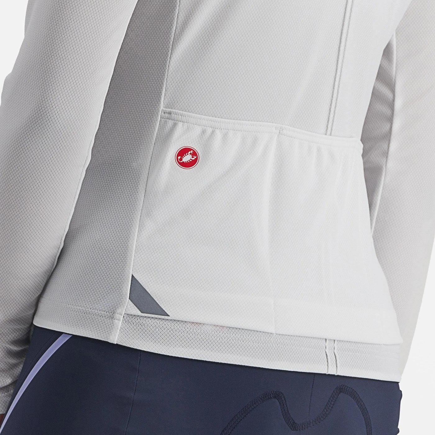 Castelli Anima 4 woman long sleeves jersey - White