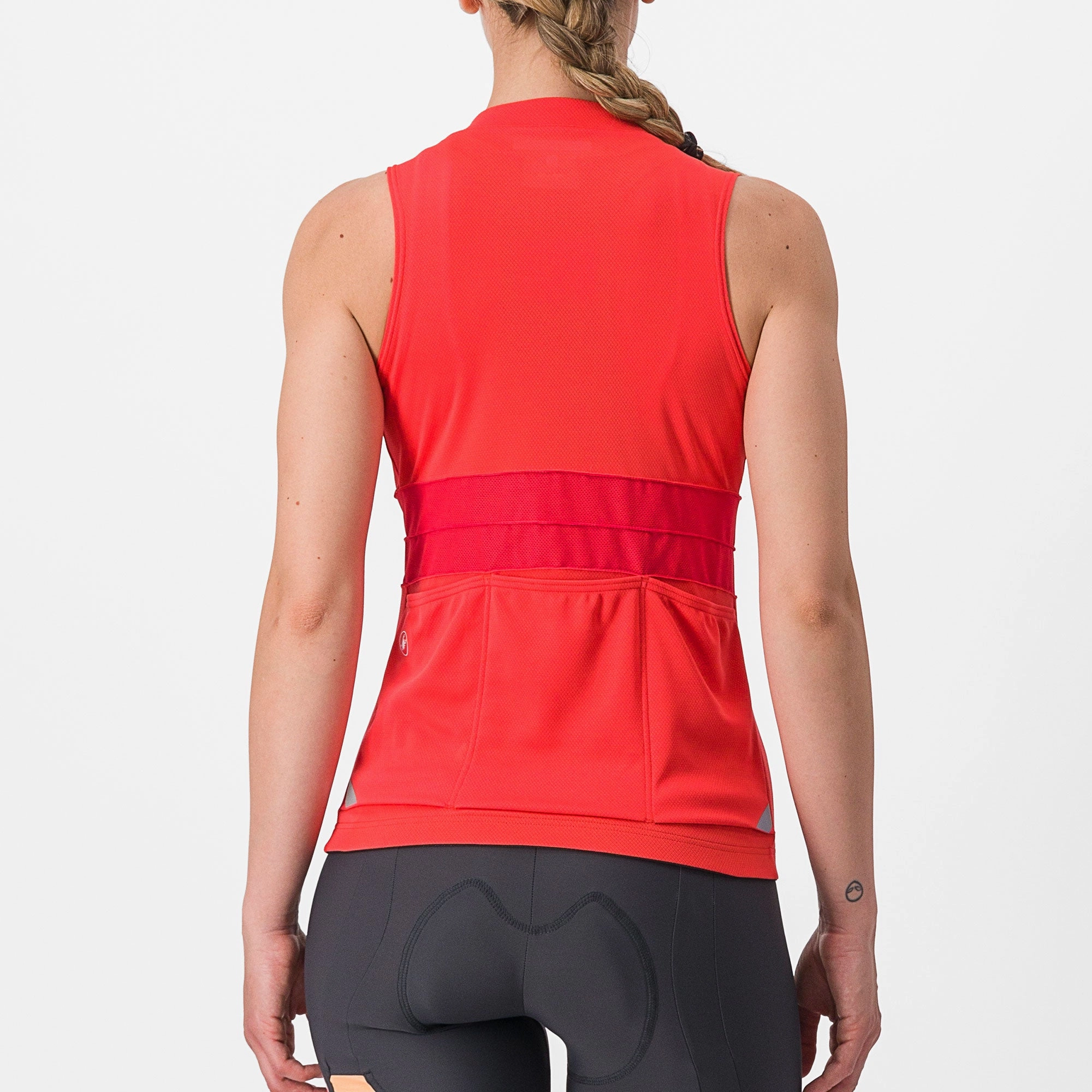Castelli Anima 4 woman sleeveless jersey - Red
