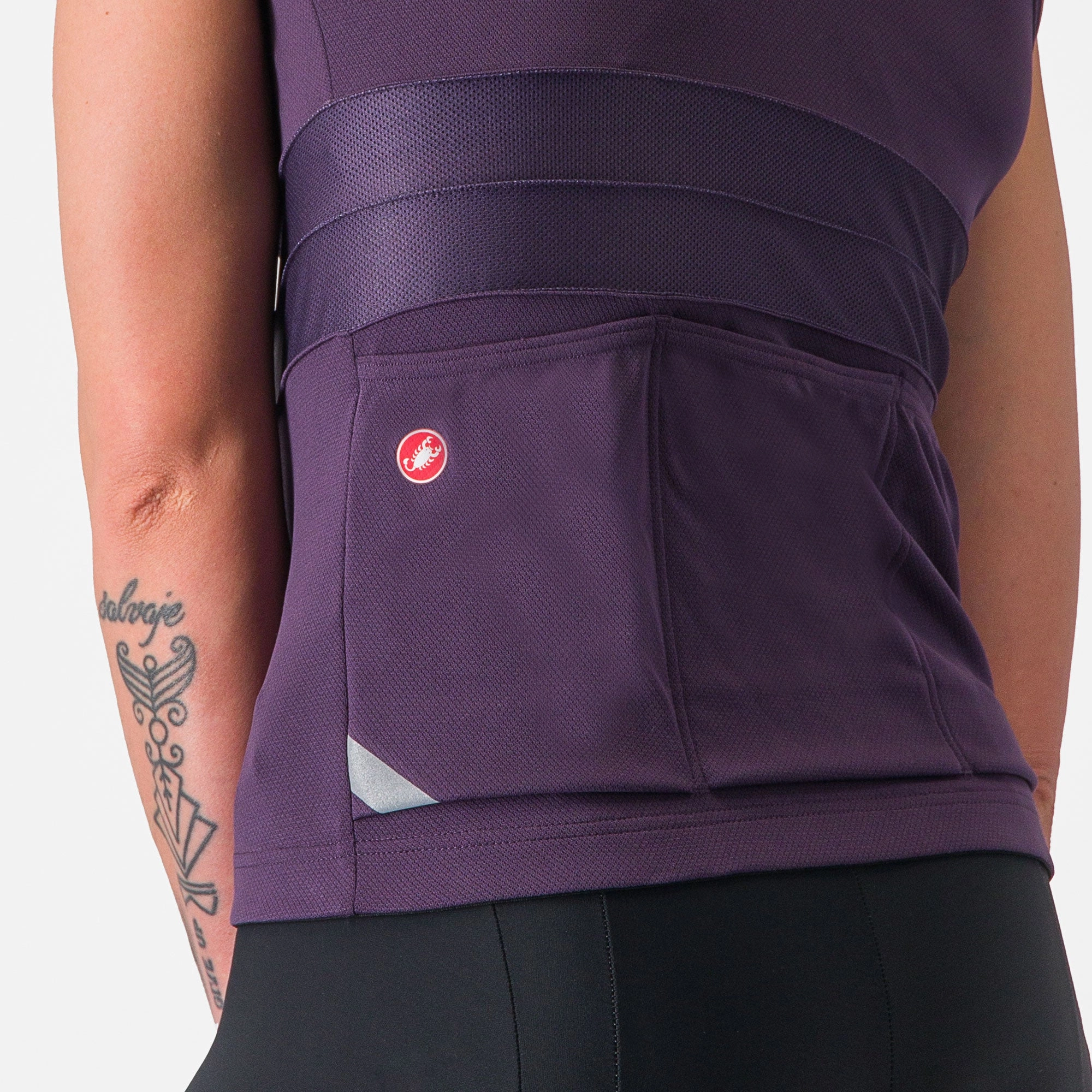 Castelli Anima 4 woman sleeveless jersey - Violet