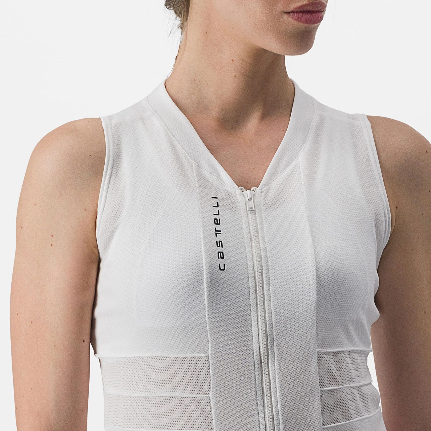 Castelli Anima 4 woman sleeveless jersey - White
