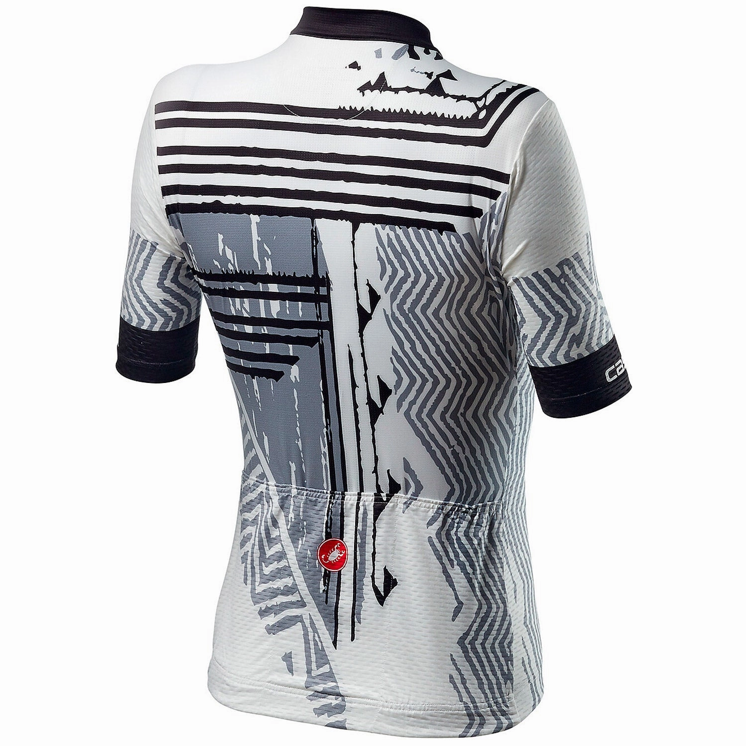 Castelli Astratta woman jersey - White black