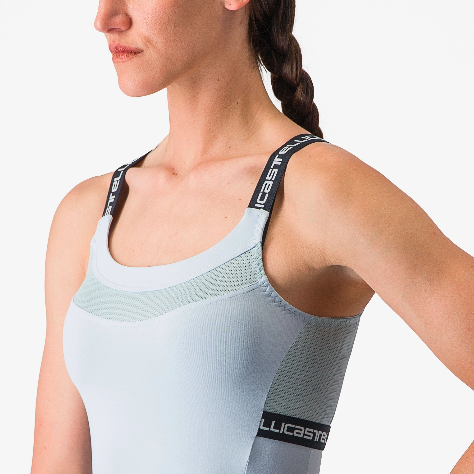Castelli Bavette woman top - Light blue