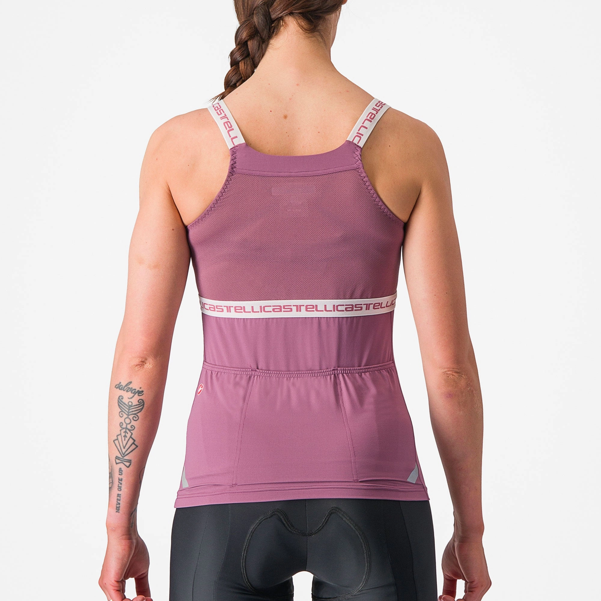 Castelli Bavette woman top - Violet white