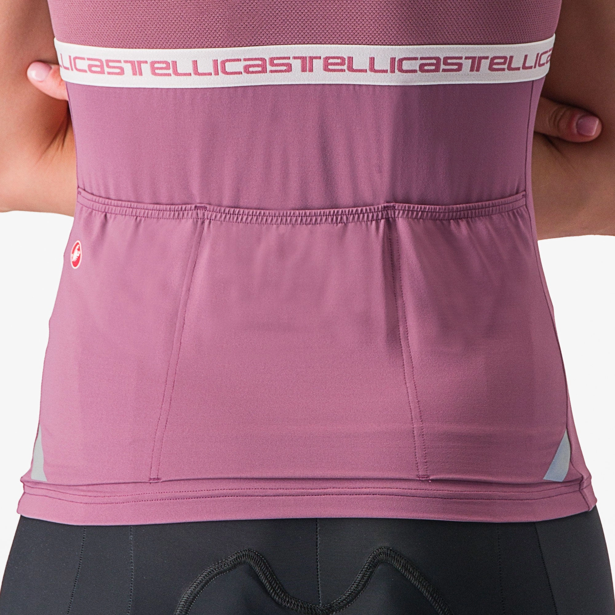Castelli Bavette woman top - Violet white