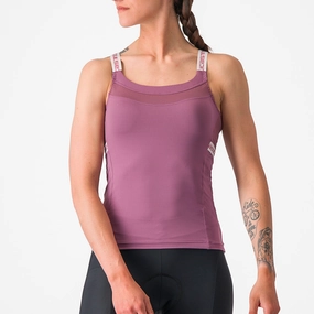 Castelli Bavette woman top - Violet white