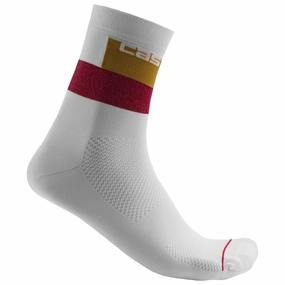 Castelli Blocco 15 socks - White