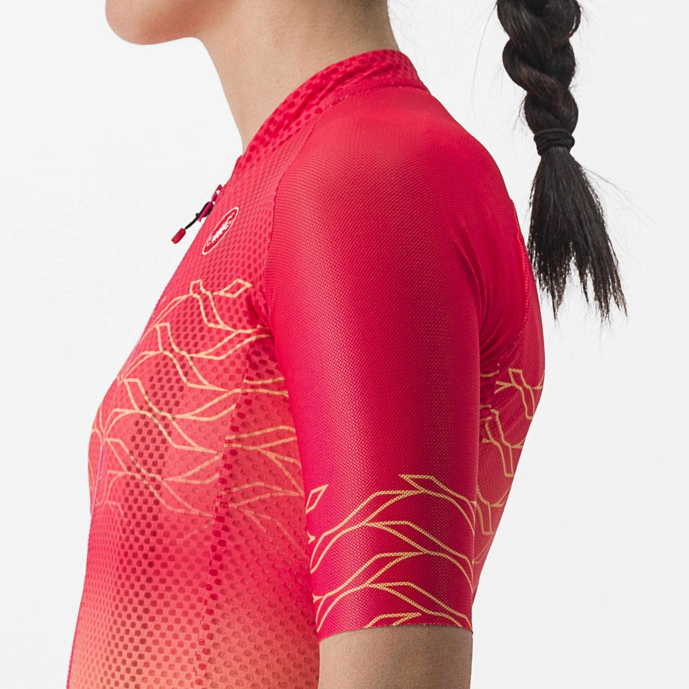 Castelli Climber's 2.0 woman jersey - Pink orange