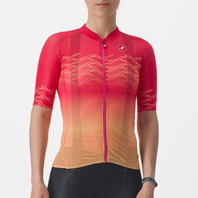 Castelli Climber's 2.0 woman jersey - Pink orange