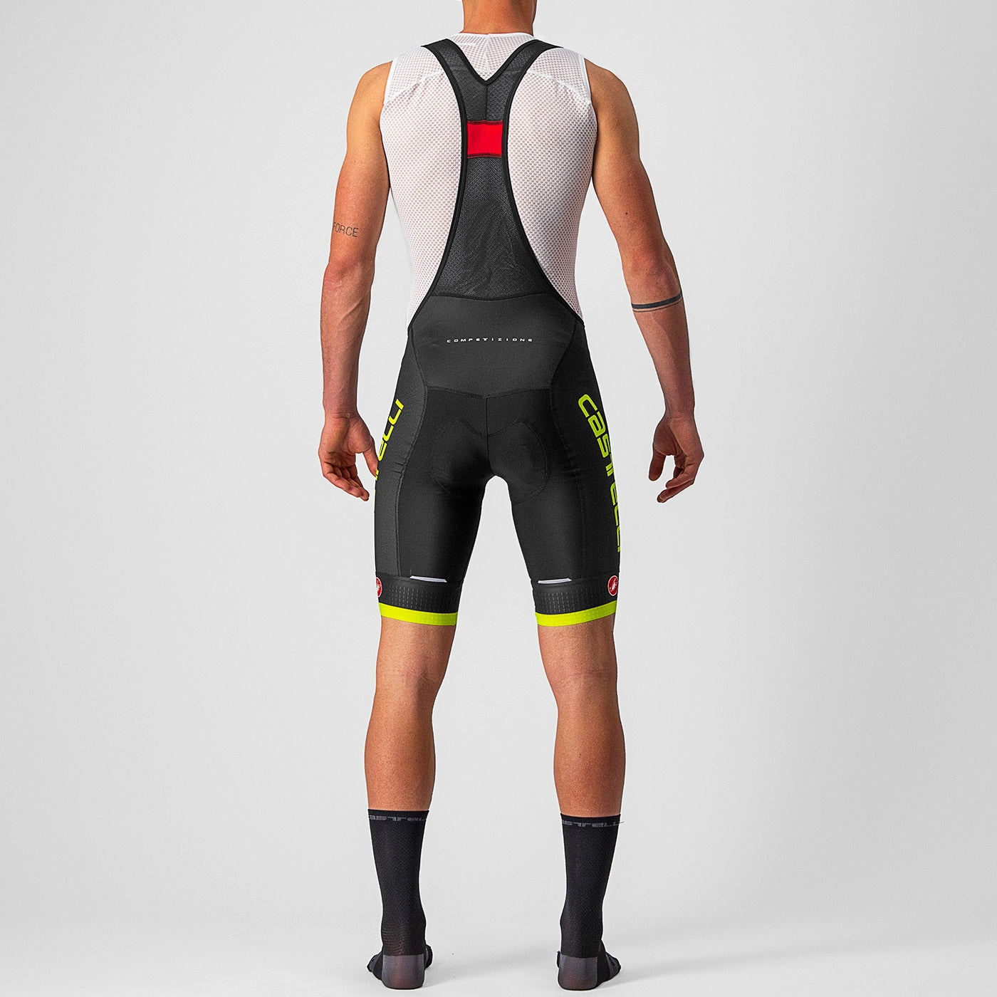 Castelli Competizione Kit bib shorts - Black yellow