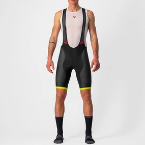 Castelli Competizione Kit bib shorts - Black yellow