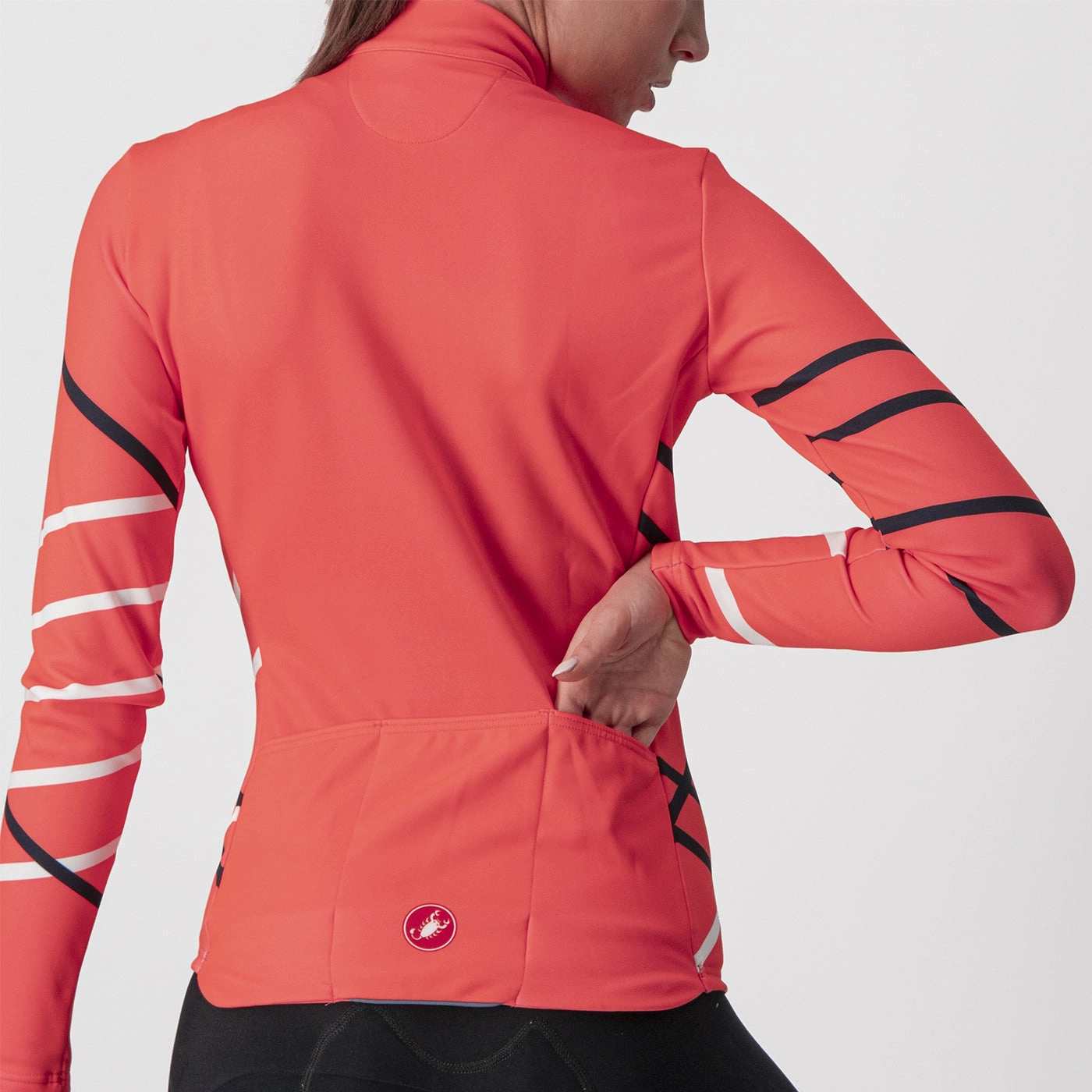 Castelli Diagonal woman long sleeves jersey - Pink
