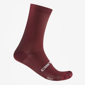 Castelli Espresso 18 socks - Bordeaux