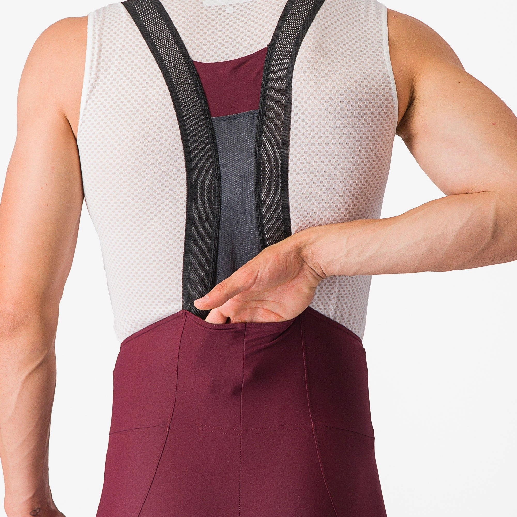 Castelli Espresso bibshorts - Bordeaux