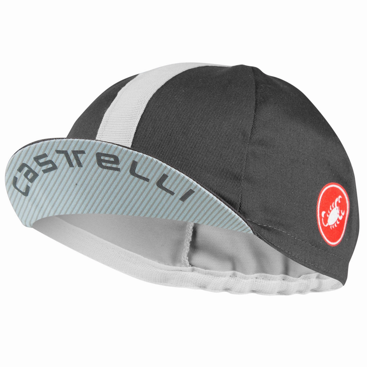 Castelli Espresso cycling cap - Grey Black