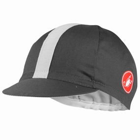 Castelli Espresso cycling cap - Grey Black