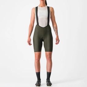 Castelli Espresso DT women bib short - Green