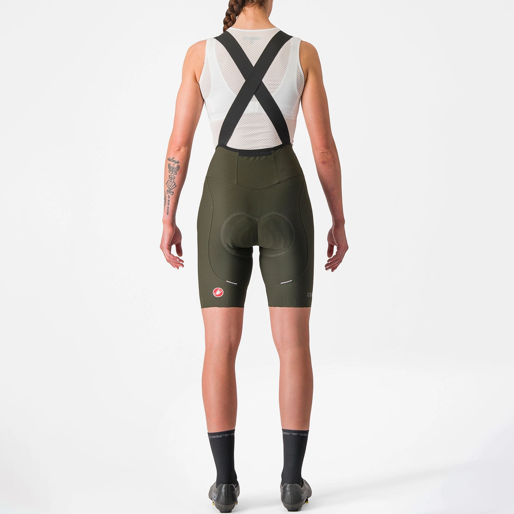 Castelli Espresso DT women bib short - Green
