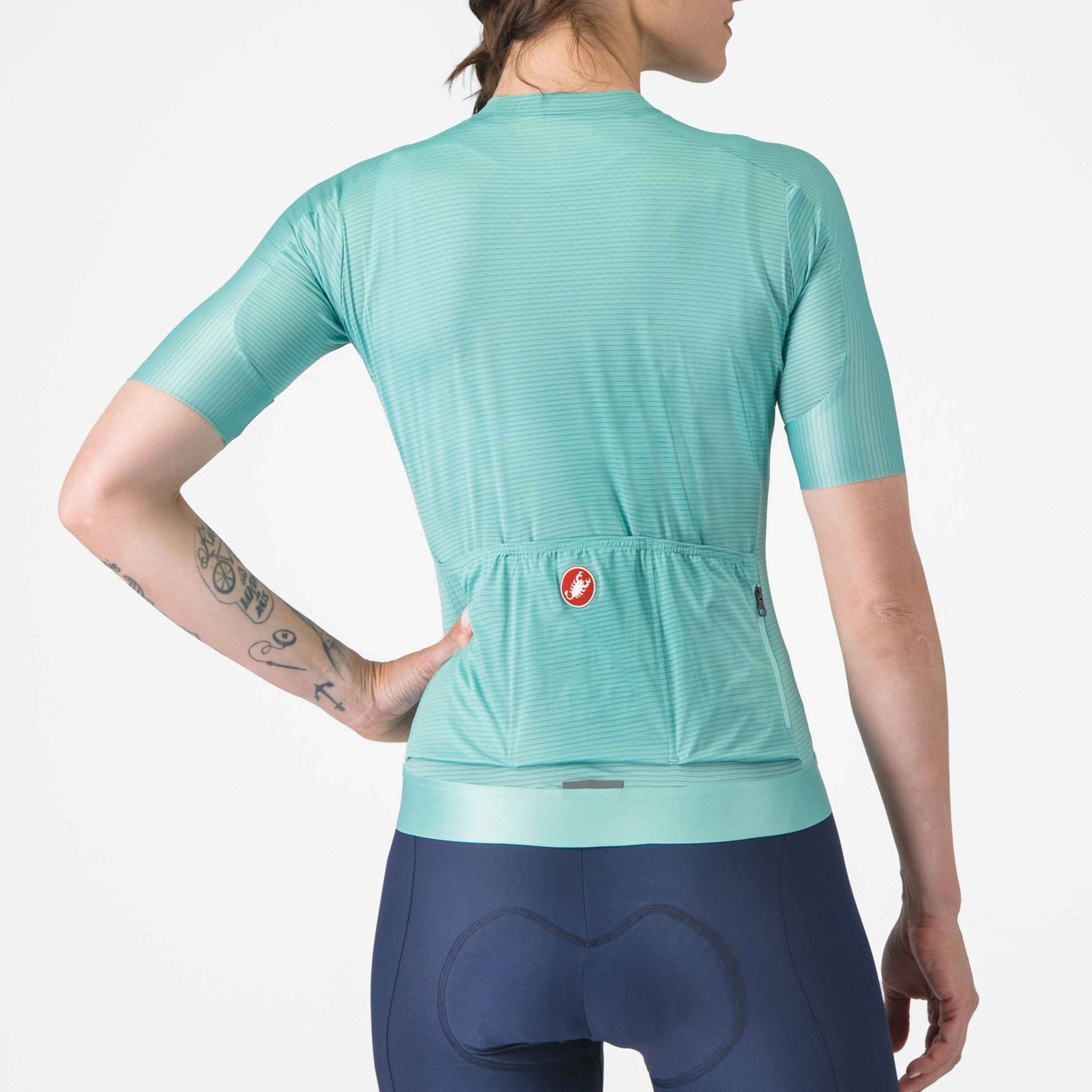 Castelli Espresso women jersey - Light blue