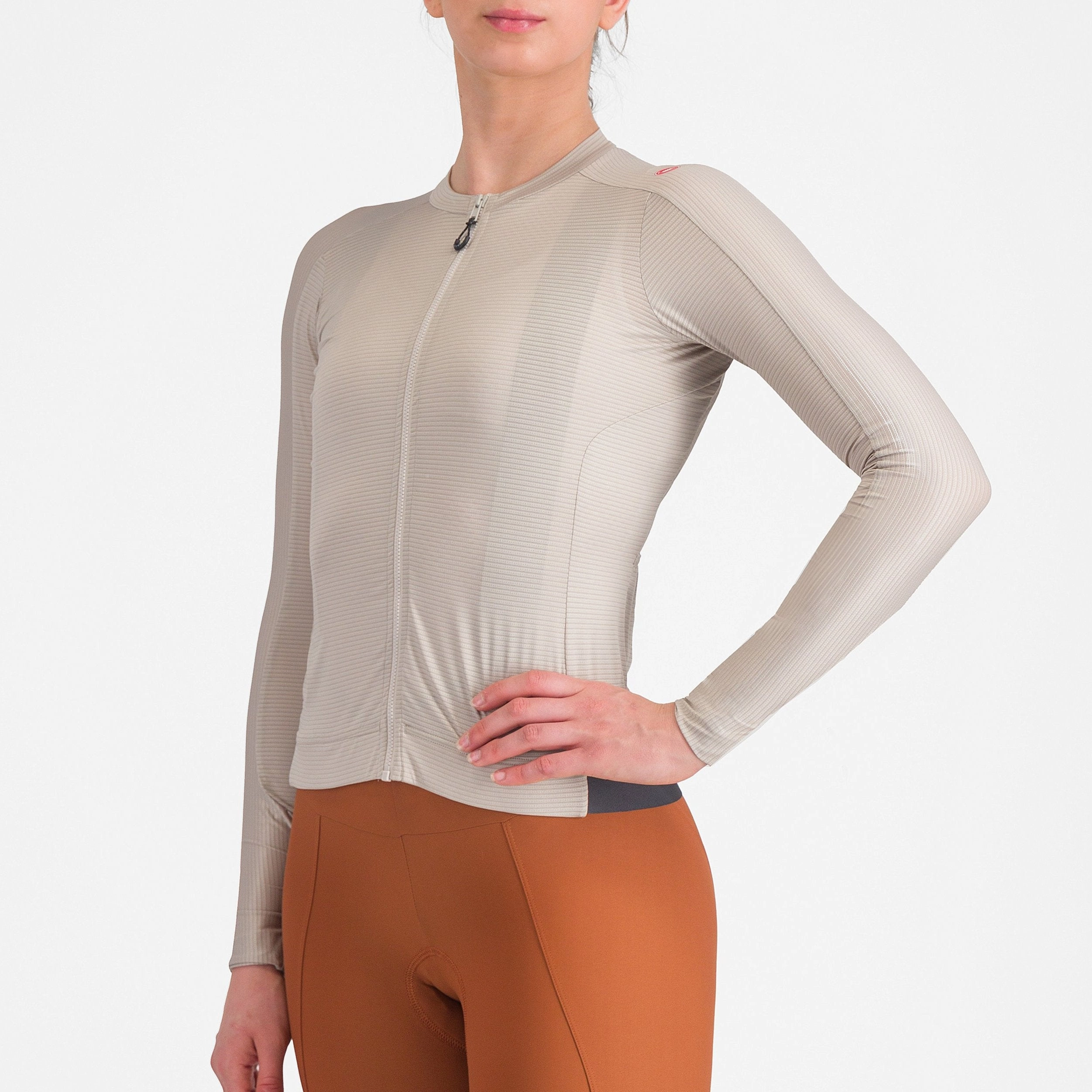 Castelli Espresso women long sleeve jersey - Beige