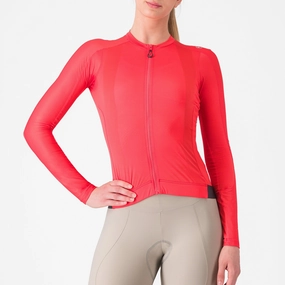 Castelli Espresso women long sleeve jersey - Pink