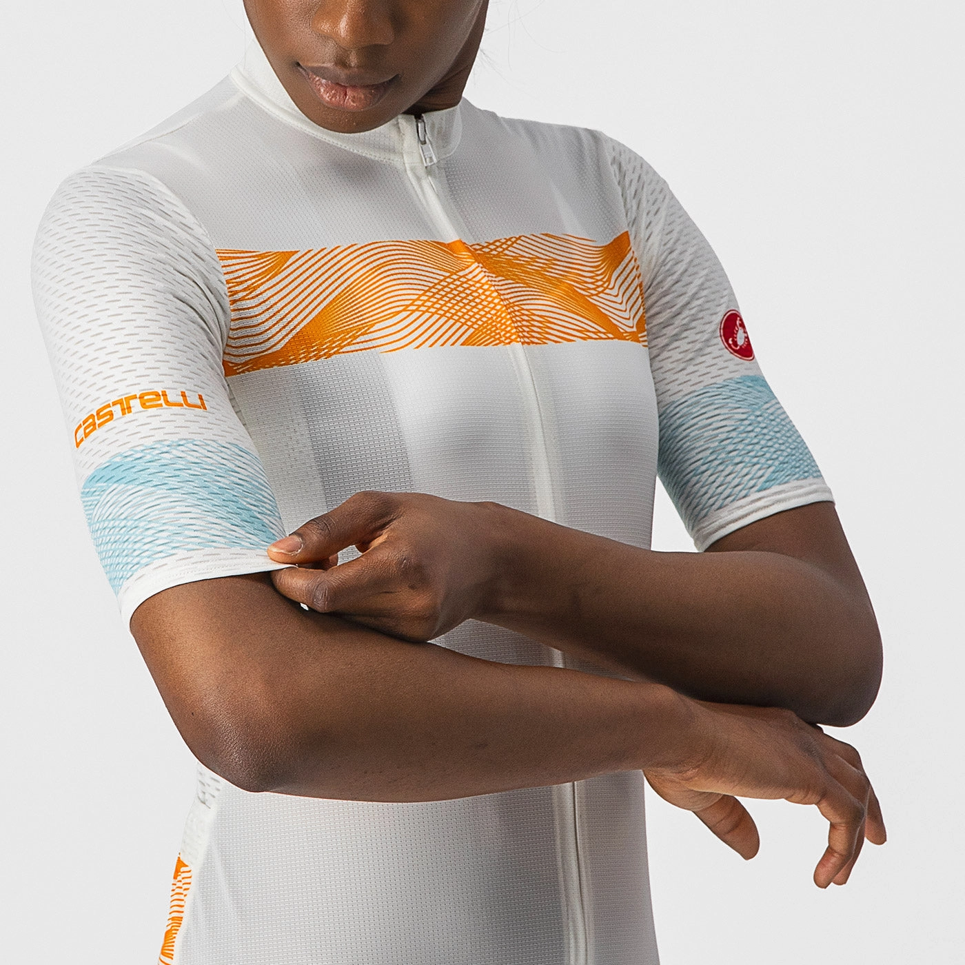 Castelli Fenice woman jersey - White