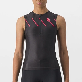 Castelli Free 2 Tri Singlet women top - Black pink