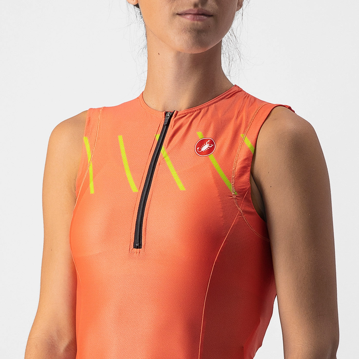 Castelli Free 2 Tri Singlet women top - Pink