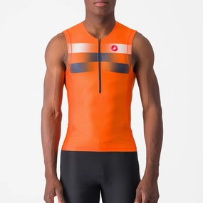 Castelli Free Tri 2 Top jersey - Orange