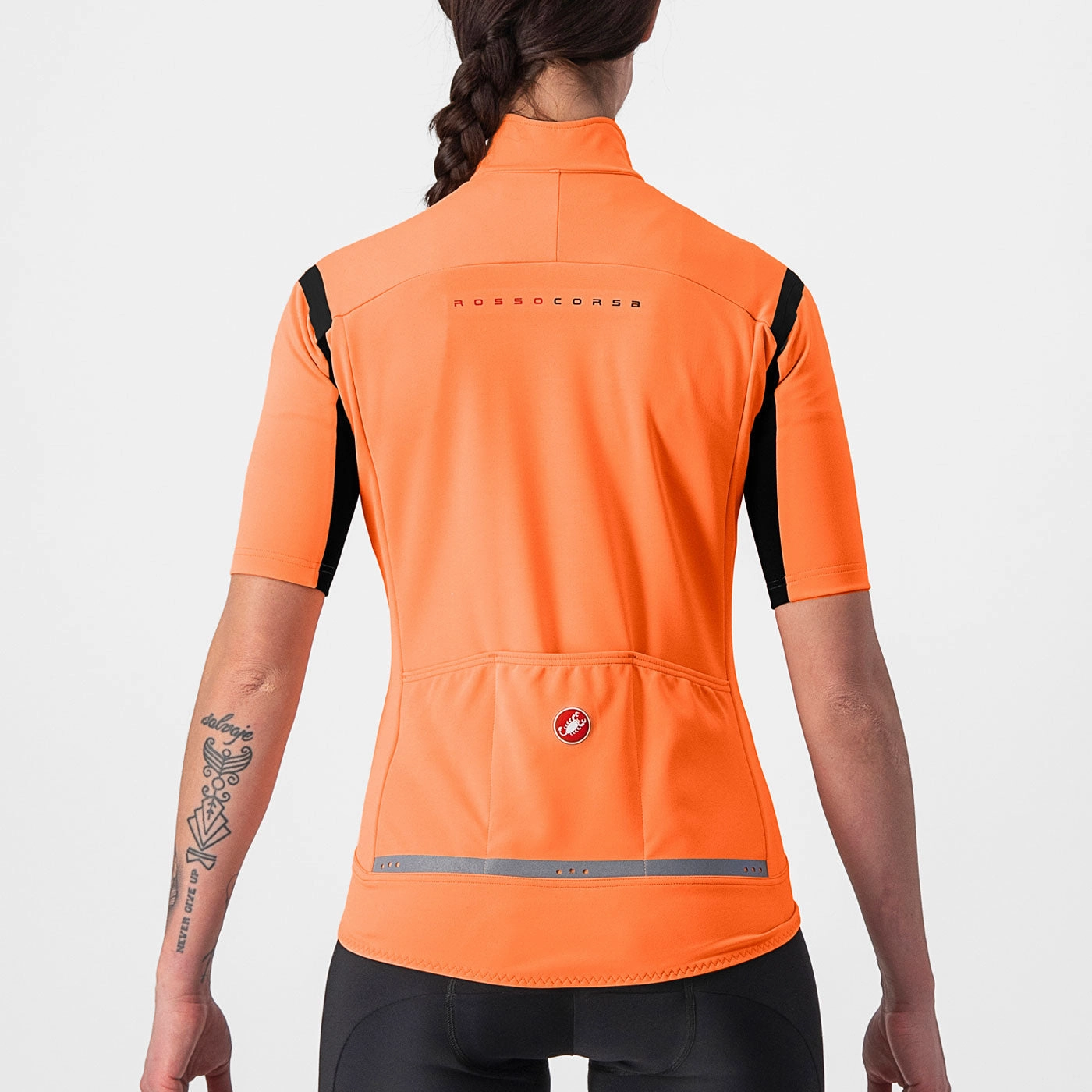 Castelli Gabba RoS 2 women jersey - Orange black