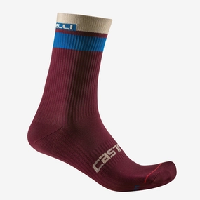 Castelli Gara Thermal 18 socks - Bordeaux