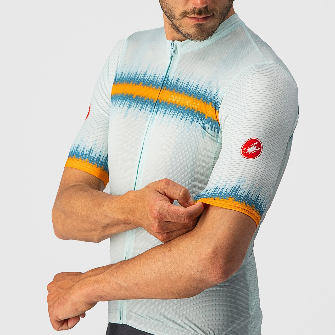 Castelli Grimpeur jersey - Light blue