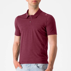 Castelli Merino Polo Shirt - Bordeaux