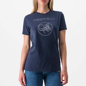 Castelli Pedalare woman t-shirt - Blue