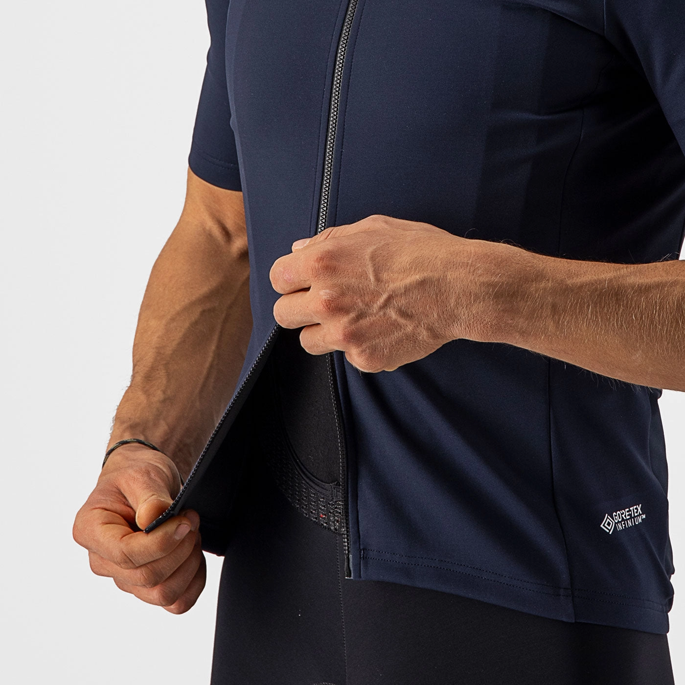 Castelli Perfetto RoS 2 Wind jersey - Dark blue