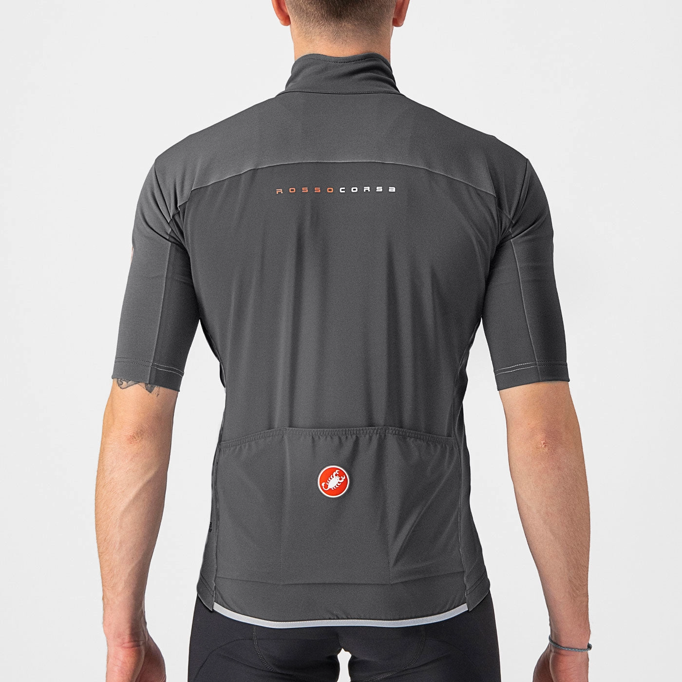 Castelli Perfetto RoS 2 Wind jersey - Dark grey