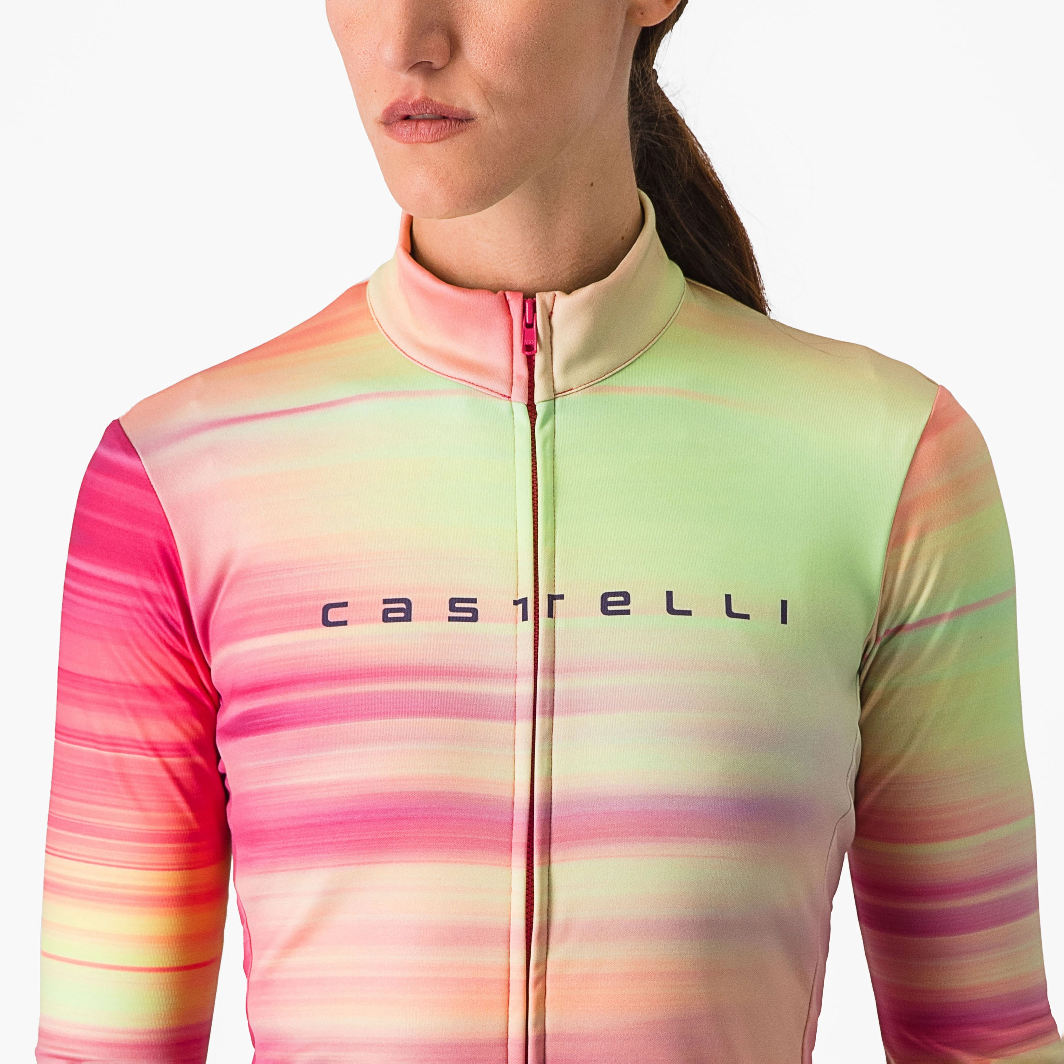 Castelli Phase women long-sleeve jersey - Pink