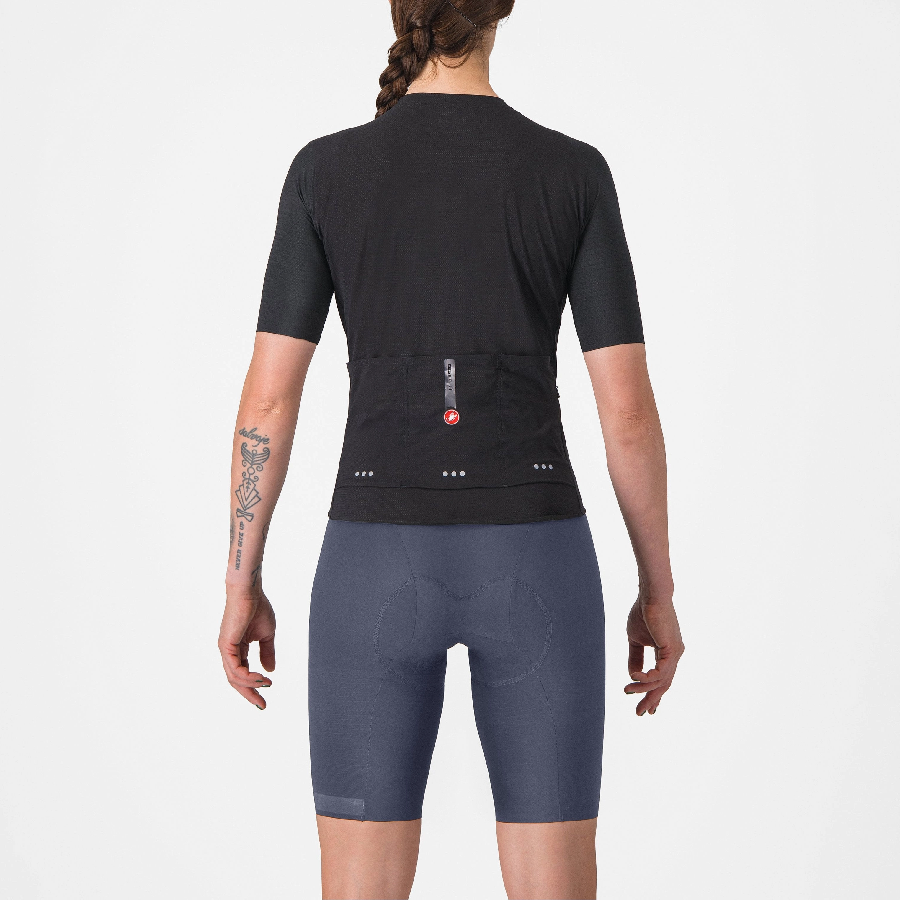 Castelli Premio Evo DT women bib shorts - Blue