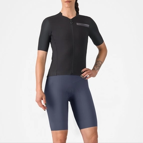 Castelli Premio Evo DT women bib shorts - Blue