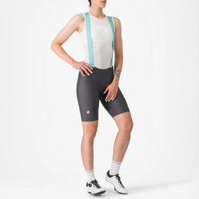 Castelli Prima 2 DT women bib shorts - Grey