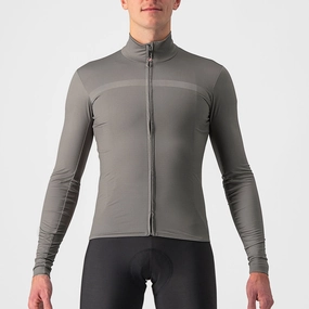 Castelli Pro Mid long sleeves jersey - Light gray
